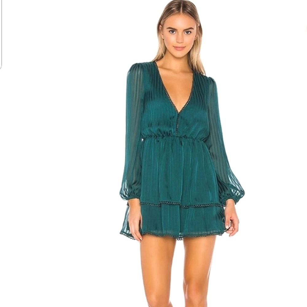 REVOLVE Teal Mini Dress